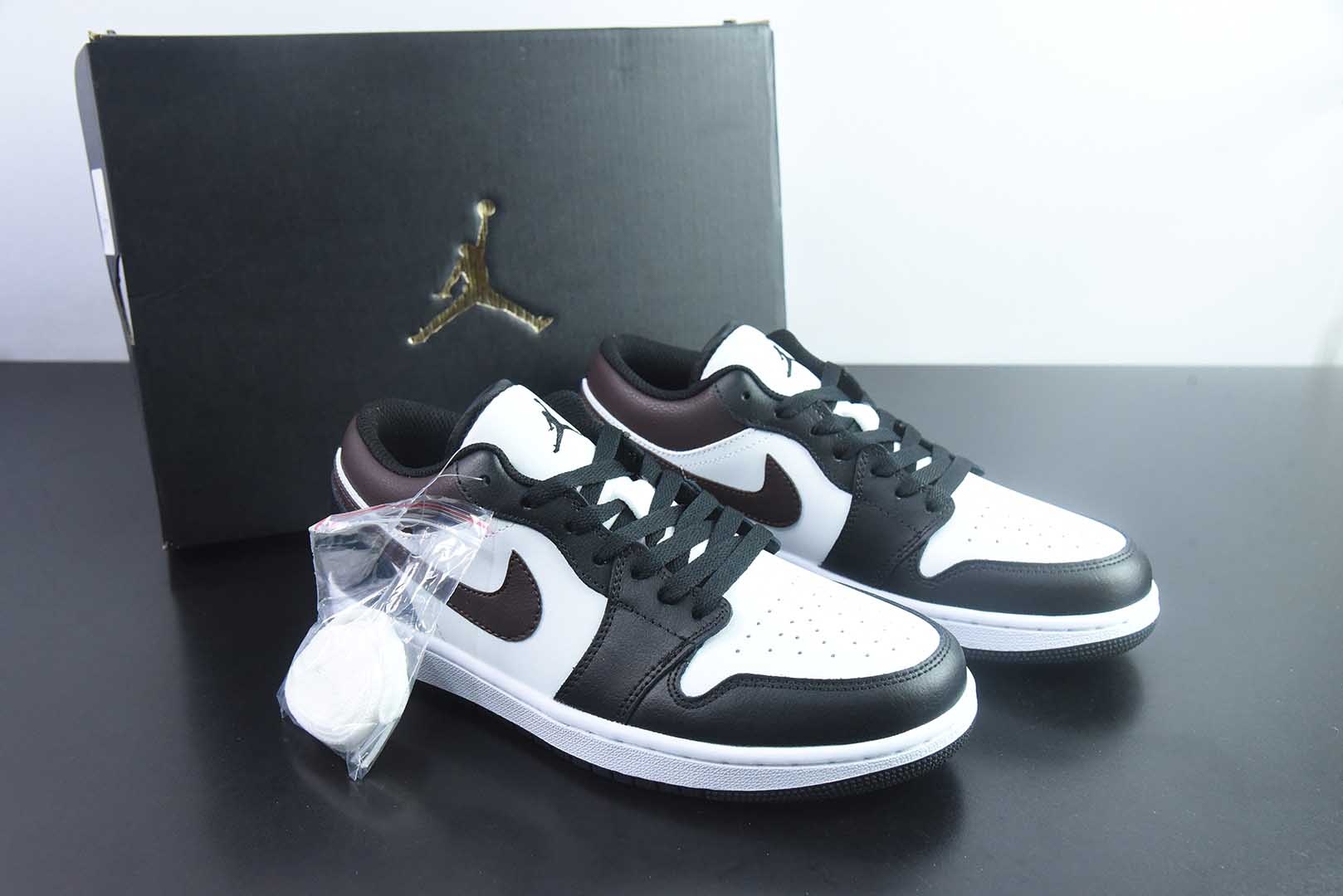 Air Jordan 1 Low White Black Brown IO3393-010